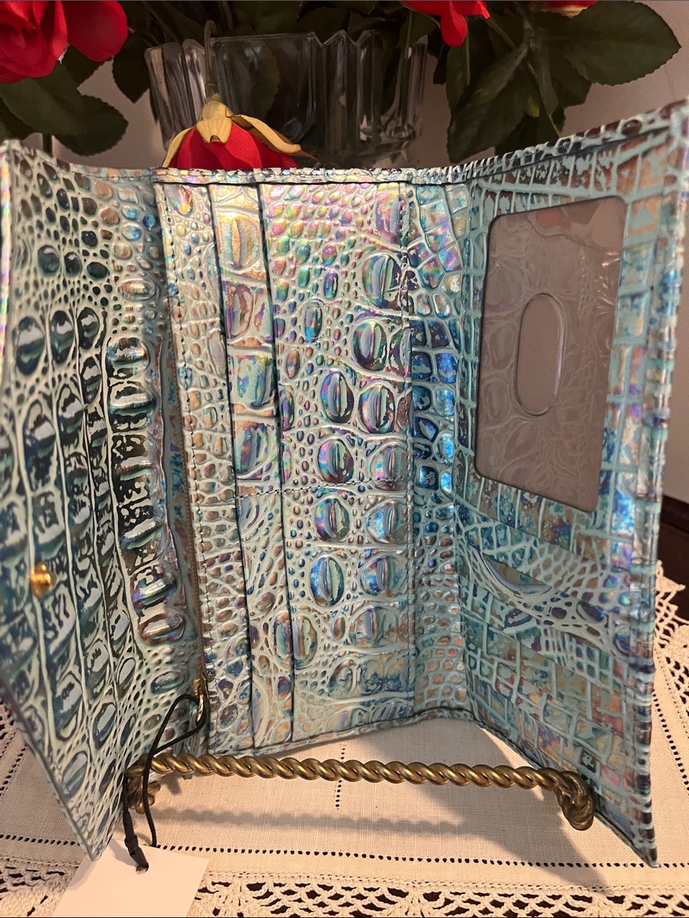 NWT Brahmin Veronica Wonderland Melbourne wallet - Picture 3 of 5